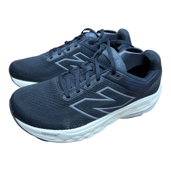 New Balance Shoes - New Balance Fresh Foam X 860 Shoes Womens Size 9D Black Mesh Running Lace Up
